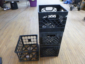 lot 167 image: Milk Crates and File Crate