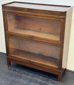 lot 24F image: Antique Globe Wernicke Two Stack Barrister  Antique Globe Wernicke Bookcase