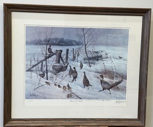 lot 193A image: Les C. Kouba - Heading for Shelter Print - Signed and Numbered (311500)