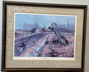 lot 186A image: Les C. Kouba - Leaving Shelter Print - Signed and Numbered (315000)