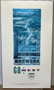 lot 126A image: Go West - Interstate 394 Promotional Print