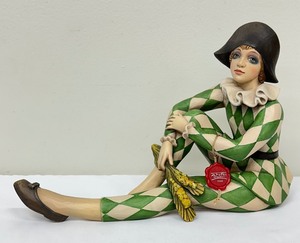 lot 29 image: Anri Hand Carved Bel Arlequin - Made in Italy - #8200