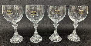 lot 39 image: Mikasa Crystal The Ritz Goblet Verre A Eau (TS400001) - Set of Four