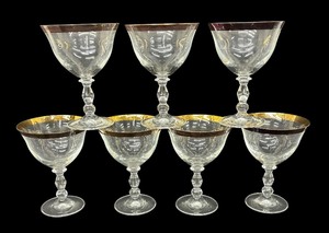 lot 88 image: Kensington Gold Stemware by Mikasa