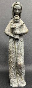 lot 165C image: Mother and Child Statue - Made of Resin