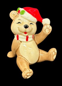 lot 208 image: Fitz and Floyd Tumbling Santa Bear Figurine