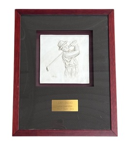 lot 213 image: Sam Snead PGA Champion 1942, 1949 and 1951 Shadowbox Style Memorabilia