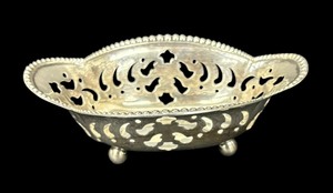 lot 14C image: Tiffany and Co Sterling Silver Small Nut Dish
