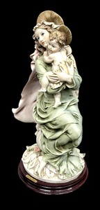 lot 129C image: Giuseppe Armani Madonna with Child Sculpture