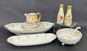 lot 152C image: Vintage Floral Porcelain by Nippon, Wedgwood and More