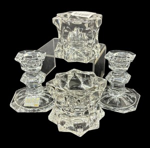 lot 161C image: Two Sets of Mikasa Candle Holders