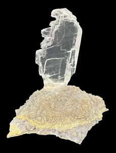 lot 117C image: Amethyst with Gypsum Decorative Sculpture