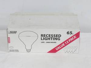 lot 41 image: Feit Electric BR40 Indoor Flood Light Bulbs (12 Pack)