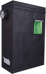 lot 2 image: 47 x 24 x 70 Grow Tent, High Reflective Mylar Hydroponic Plant Growing Room with Removable Floor Tray & Observation Window for Indoor Plant Flower Herb