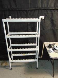 lot 4 image: VEVOR Hydroponic Grow Kit Hydroponics System 72 Plant Sites 4 Layers 8 Pipes
