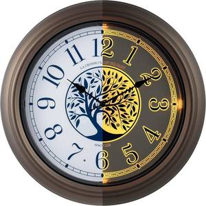 lot 30 image: New IndoorOutdoor Lux Lighted Dial Quartz Wall Clock