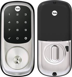 lot 42 image: Yale Assure Deadbolt Lock with Touchscreen, Satin Nickel Digital ,
