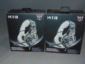lot 46 image: 2 Pack ONIKUMA K1B Gaming Headset Headphones Microphone