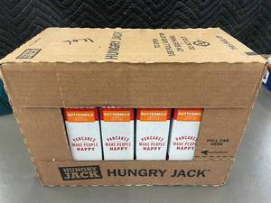 lot 129 image: CT 1 - Bulk Pack of Hungry Jack Buttermilk Pancake & Waffle Mix, 6 Boxes of 32 oz Each