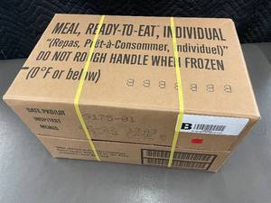 lot 254 image: Military-Grade MREs - Meal Ready-to-Eat, 12 Meals