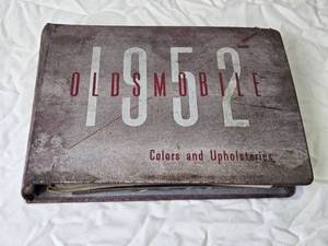 lot 56 image: 1952 Oldsmobile Color and Upholstery Reference Book