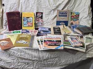 lot 68 image: Huge Lot of Vintage Automobile Manuals, Brochures, and Guides