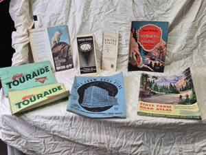 lot 69 image: Collection of Vintage Road Atlases and Travel Guides