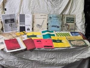 lot 70 image: Lot of Vintage Farm Equipment Manuals and Instruction Guides