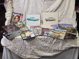 lot 84 image: Magazines and Car Art Prints