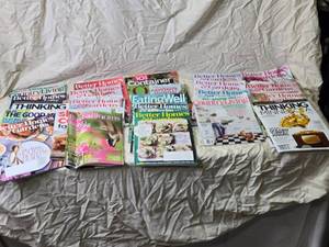 lot 95 image: Home and Lifestyle Magazines including Better Homes & Gardens, Country Living, and Eating Well