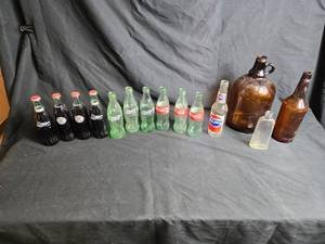 lot 121 image: Vintage Soda and Beer Bottles