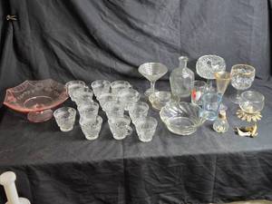 lot 145 image: Glass Cups, Crystal Cups and More