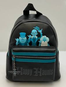 lot 142 image: Collectible Disney Loungefly Haunted Mansion Hitchhiking Ghosts Mini Backpack (NEW WITH TAGS)