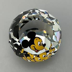 lot 168 image: Vintage Swarovski Mickey Mouse Paperweight 1 12 (NIB)