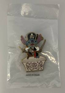 lot 185 image: Vintage Disneys  Adventures Of The 7 Seas Pirate Stitch  Limited Edition 1 Of 500 Collectors Pin (NIP)