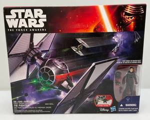 lot 11 image: 2015 Hasbro First Order Special Forces Tie Fighter Action Figure (NIB)