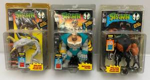 lot 49 image: 1990s Mcfarlane Toys Spawn Action Figure (NIB) Packaging Shows Signs Of Shelf  Wear