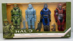 lot 53 image: 2021 HALO Infinite 11 Action Figures Set (NIB) Packaging Shows Signs Of Shelf Wear