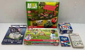 lot 56 image: Misc. Kids Activity Games & More (Some NIB) Packaging Shows Signs Of Shelf Wear