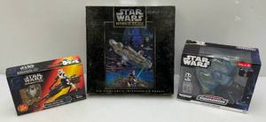 lot 60 image: Misc. STAR WARS Collectible Items (SOME NIB) Packaging Shows Signs Of Shelf Wear