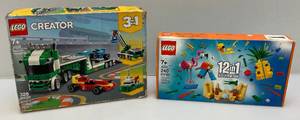 lot 77 image: Misc. LEGO Sets No. 31113 (Open Box) Preowned & 40411 (NIB) Packaging Show Signs Shelf Wear