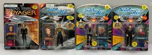 lot 82 image: Misc. Vintage 1990s STAR TREK Action Figures (NIB) Packaging Shows Signs Of Shelf Wear