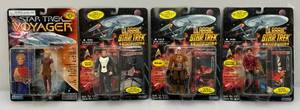 lot 83 image: Misc. Vintage 1990s STAR TREK Action Figures (NIB) Packaging Shows Signs Of Shelf Wear