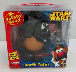lot 91 image: Vintage Playskool Brand STAR WARS Darth Tater Mr. Potato Head (NIB)