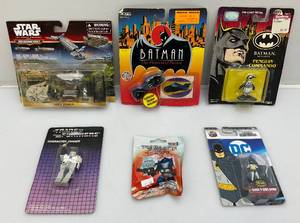 lot 93 image: Misc. Vintage Miniature Figures Including Batman, Transformers & More