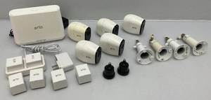 lot 98 image: Preowned Arlo Security Cameras With Rechargable Batteries