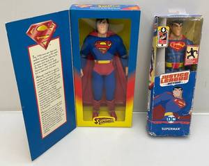 lot 100 image: Misc. Superman Action Figures Including 1996 Limited Edition 1 Of 50,000 (NIB) Packaging Shows Signs Of Shelf Wear