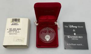 lot 119 image: Vintage 1993 Collectible Disney Waterford Crystal Ornament (NIB)