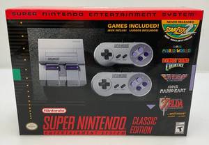 lot 125 image: Super Nintendo Entertainment System Classic Edition (Nib) LAST ONE