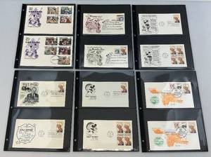 lot 135 image: Collectible Vintage Disney First Day Covers (In Protective Sleeves)